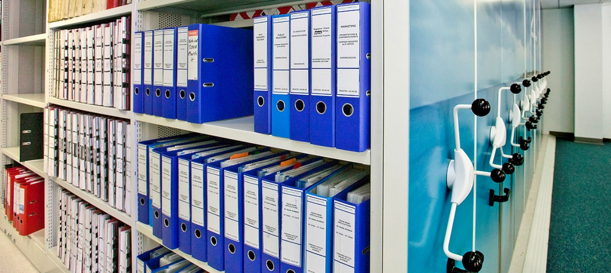 Archival mobile shelving - Logistic Systems | Storage, industrial and ...